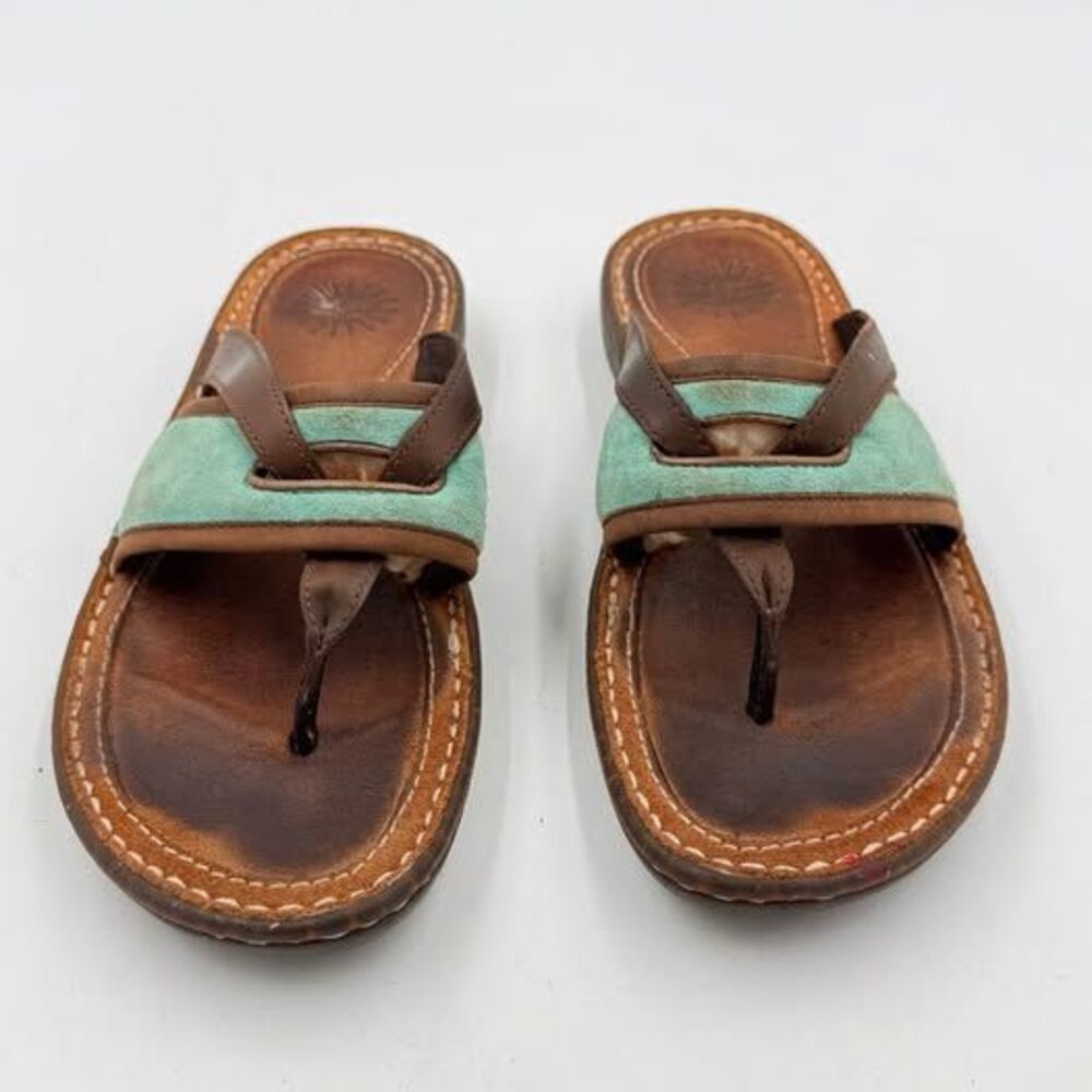 UGG Australia Leather Thong Sandals womens size US 8
